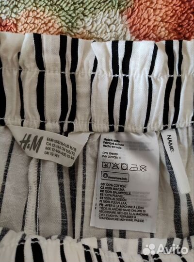 Летние шорты для девочки 12-14 лет H&M