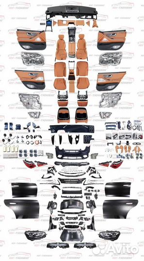 Полная переделка Mercedes S w221 в стиль w223