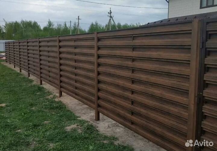 Забор металлический качественно быстро