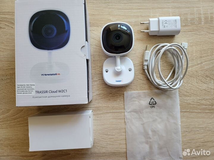 IP камера видеонаблюдения WiFi trassir TR-W2C1 v2