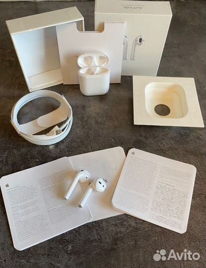 Беспроводные наушники apple airpods 2