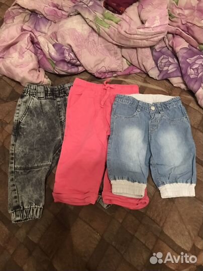 Пакет вещей на девочку 68-80