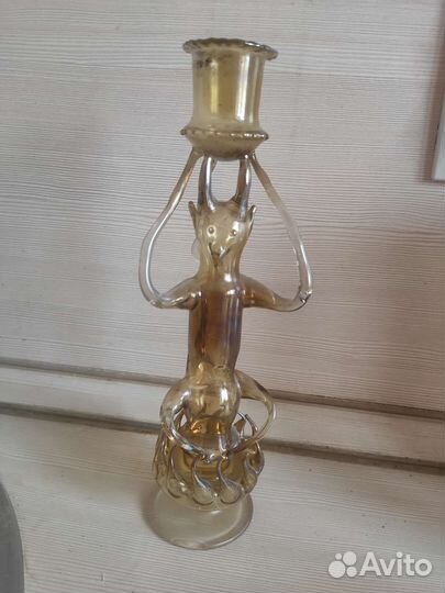 Набор открывашек, Дутое/цвет.стекло, посуда СССР