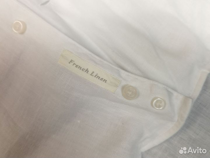 Сорочка Boggi Milano 42 размер L. Лен