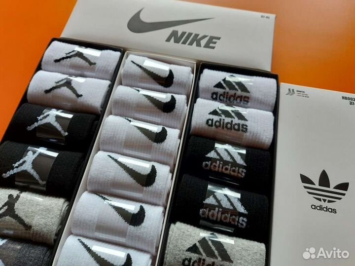 Носки Nike Jordan Lacoste Adidas