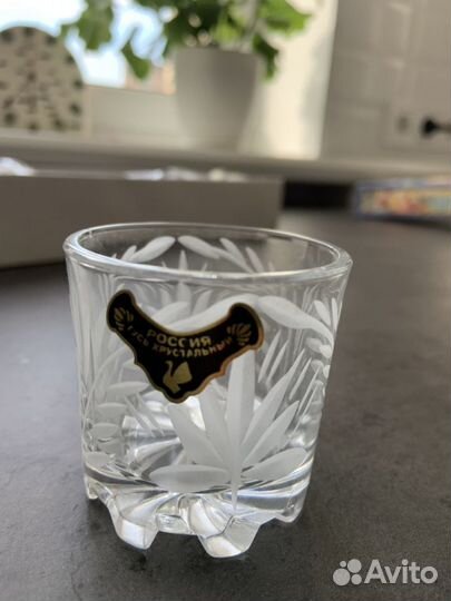 Рюмки, гусь хрустальный, новый набор