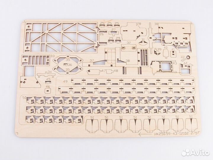 12102 Сборная модель из дерева Икарус-250.59 автоб