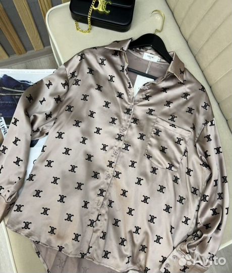 Костюм шелковый Celine