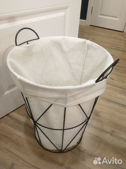 Корзина для белья металлическая