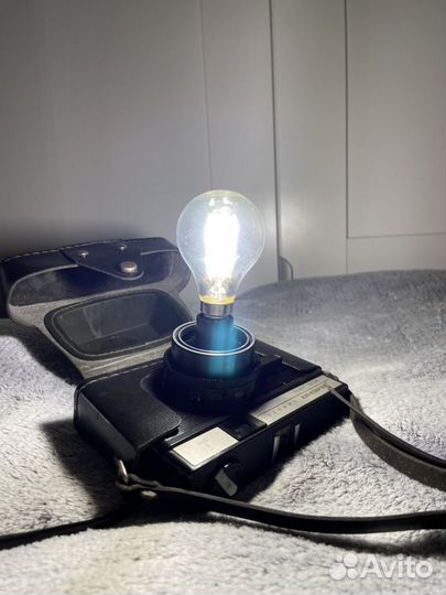 Светильник из фотоаппарата в стиле лофт