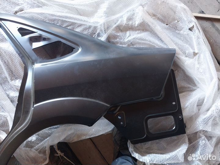 Заднее левое крыло форд фокус 2 (новое), в грунте