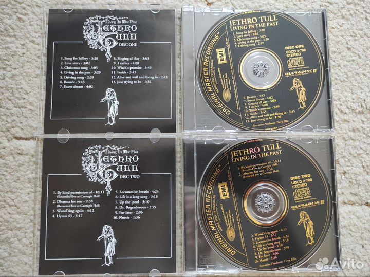 Jethro Tull 1972 2 Gold CD set