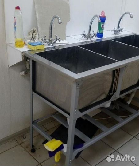 Ванна моечная 3 секц вм 3/400 есть разные размеры