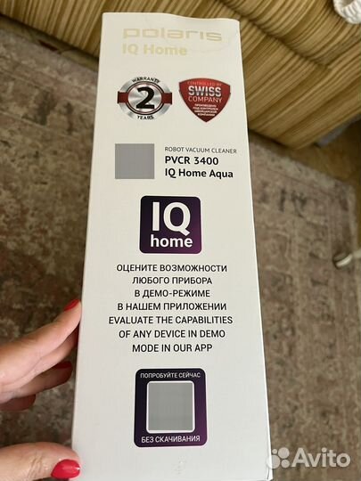 Робот пылесос Polaris pvcr 3400 IQ Home Aqua