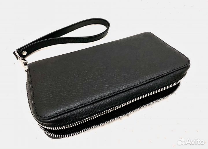 Кошелек мужской кожаный ручной работы