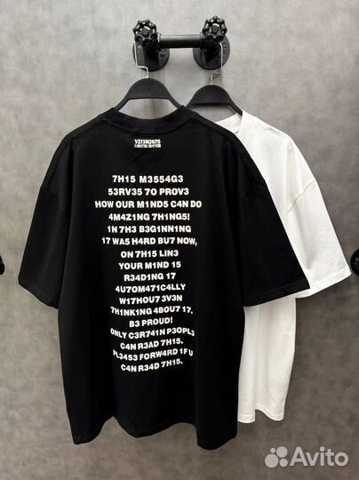 Футболка vetements bren power оверсайз