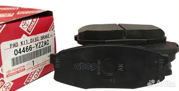 Дисковые тормозные колодки toyota 04466yzzac TO