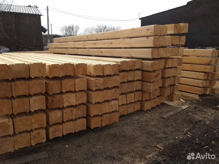 Профилированный брус 150, 200 от производителя