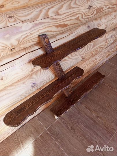 Полка настенная деревянная