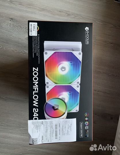 Сжо id-cooling zoomflow 240 xt snow