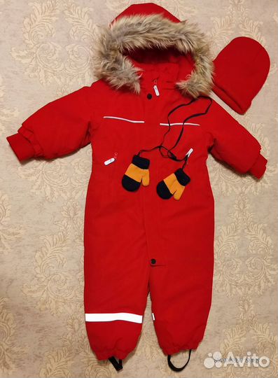 Зимний детский комбинезон 92