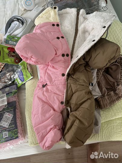 Комбинезон для средней собаки зимний