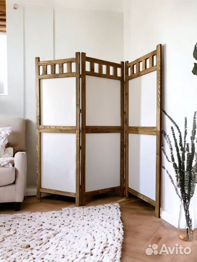 Ширма деревяннаядля салона красоты