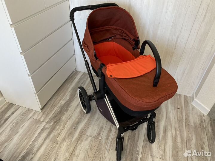 Cybex priam 3 в 1: коляска, люлька, автолюлька