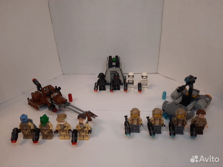 Lego star wars Battle Packs 75132, 75133, 75131