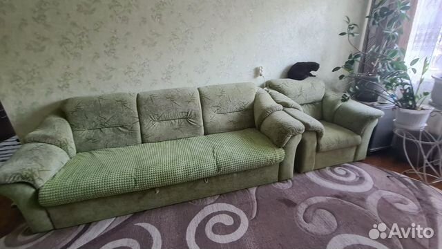 Мягкая мебель диваны и кресла бу , ширина 245, глубина 100, высота 100 ...