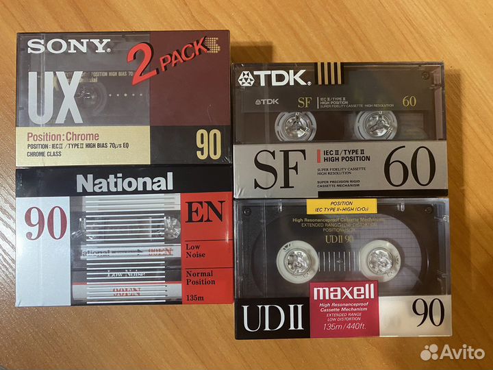 Аудиокассеты новые запечатанные