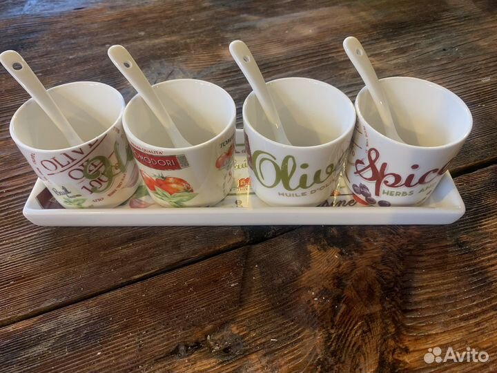 Набор для подачи закусок и соусов