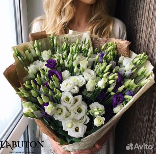 Цветы и букеты. Эустома. Доставка