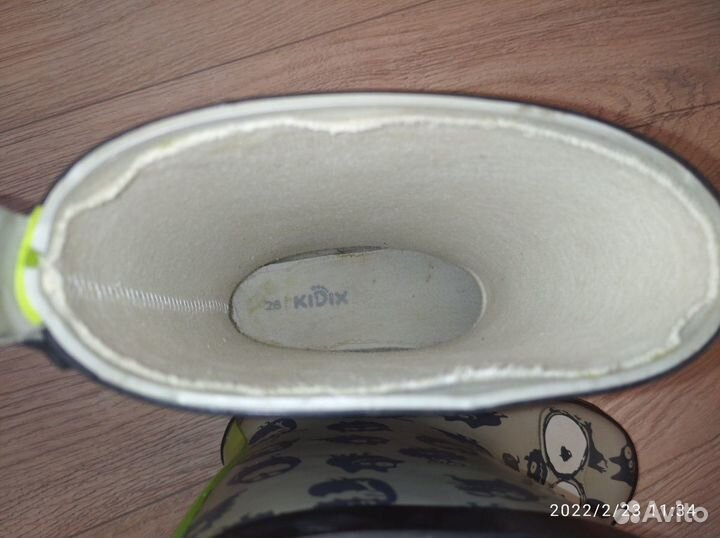 Сапоги детские резиновые