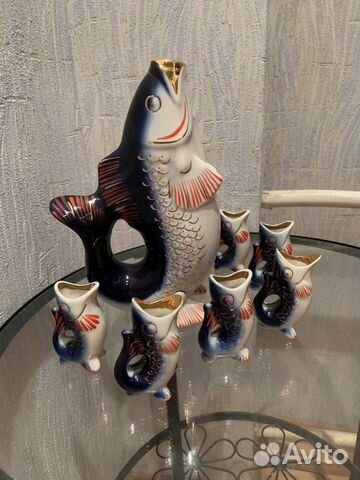 Статуэтки рыбки фарфор