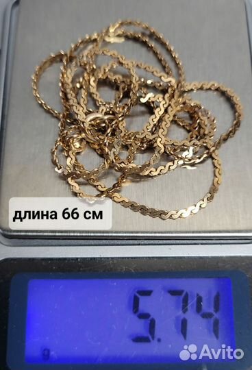 Золото цепь 585 проба