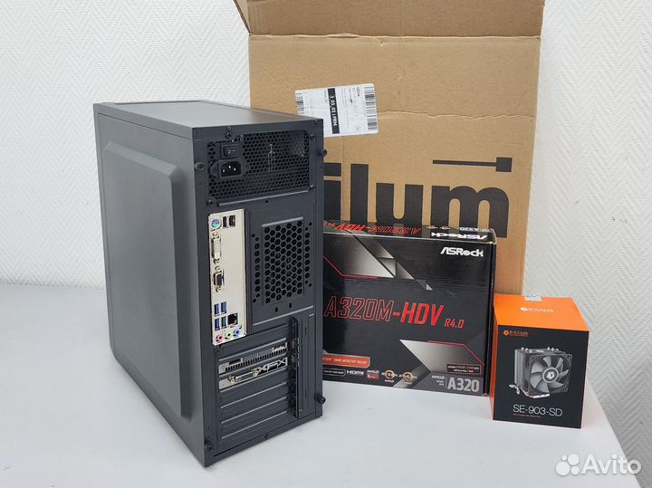 Игровой AMD Ryzen 3 4100/16Gb/SSD 256Gb/RX 480