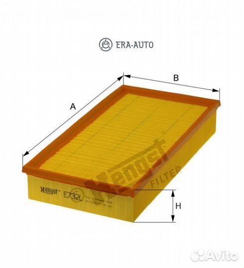 Hengst filter E732L Фильтр воздушный