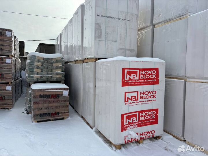 Газоблок Новоблок Газобетонные блоки Пеноблок