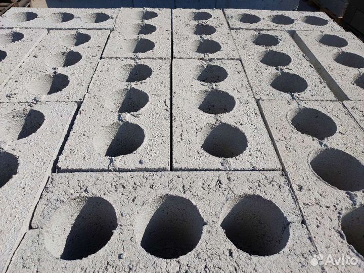 Блок керамзитобетонный 190х190х390.М75. Нал.Безнал