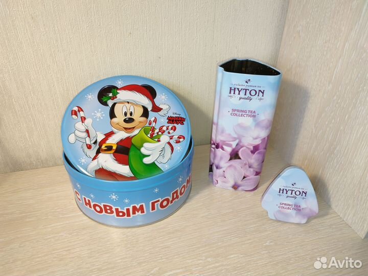 Жестяная банка коробка чай, подарок