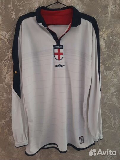 England national team 2004 home #7 Beckham