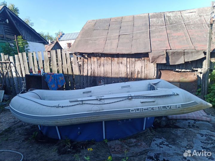 Надувная лодка пвх бу с мотором