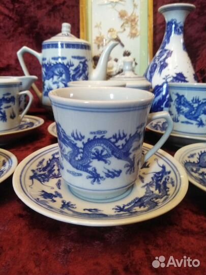 Сервиз чайный Китай. Винтаж