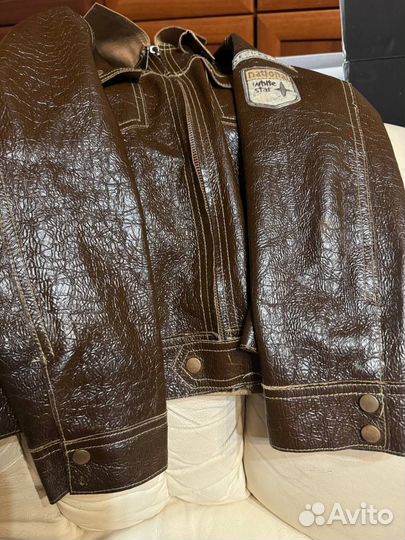 Куртка кожаная детская