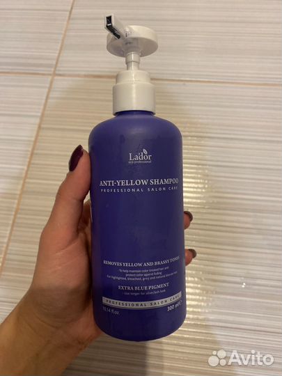 Оттеночный шампунь от желтизны для блондинок
