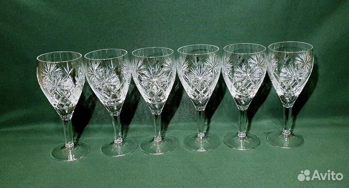 Бокалы хрустальные. СССР