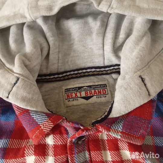 Рубашка с капюшоном next 9-12