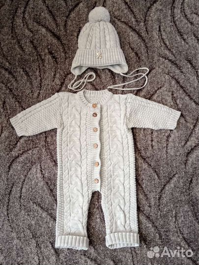 Вязанный комбинезон