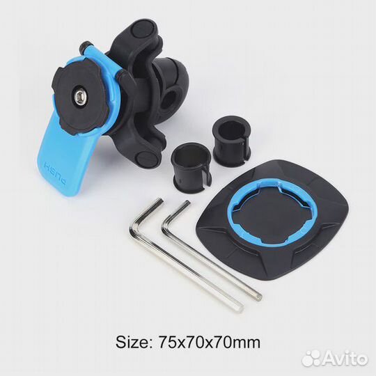 Мото держатель для телефона с демпфером